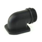 90° flanged elbow fitting, NW29, PG29, waterproof