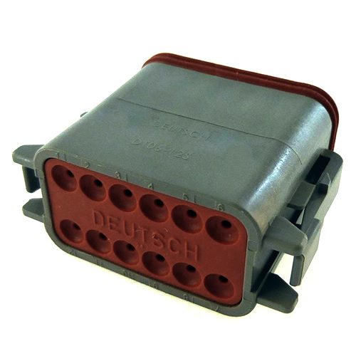 Socket Plug 12way, DT06-series, grey