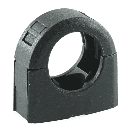 conduit clip, NW13, fixing hole Ø 5mm, synthetic material
