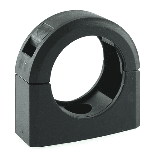 conduit clip, NW29, fixing hole Ø 6mm, synthetic material
