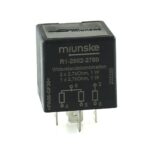 Resistor combination 2×2.7kOhm connected, 1×2.7Ohm separate, 1W