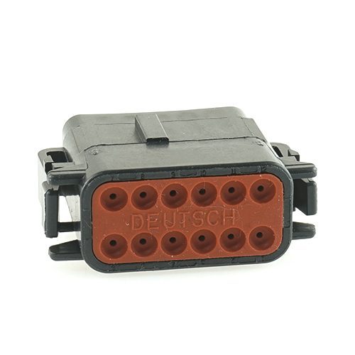 Socket housing 12-way, black