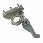 Battery Clamp “+” , QUICK LOCK, snap closing left, 3 x bolts M6