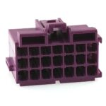 junior power timer housing, 21-pole (3×7), coding A, violet