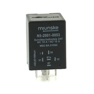 Stepping Relay 24V, 10/15A, triggering input negative triggering, dry contact