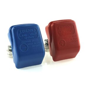 Battery terminal set, with quick release and cover, terminal connection up to 70mm²