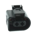 MCP socket housing, 2-pole, coding A, black