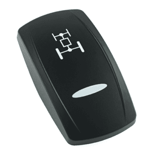 actuator Contura V black, symbol "all wheel drive", bar lens laser etched