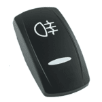 actuator Contura V black, “rear fog lamp”, bar lens, laser etched