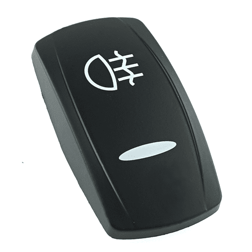 actuator Contura V black, "rear fog lamp", bar lens, laser etched