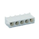 Universal MATE-N-LOK, PCB socket housing, grid 6.35mm, 5-pole