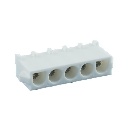 Universal MATE-N-LOK, PCB socket housing, grid 6.35mm, 5-pole