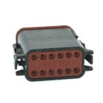 Socket Plug 12way, DT06-12S series, black
