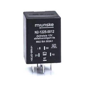 Switch-off Delayed Timer Relay 12V, 2sec, dry contact, retriggerable