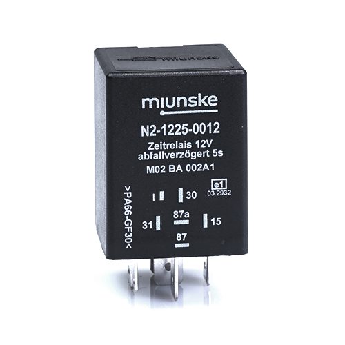 Switch-off Delayed Timer Relay 12V, 2sec, dry contact, retriggerable