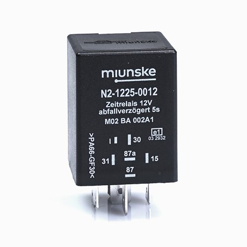 Switch-off Delayed Timer Relay 12V, 2sec, dry contact, retriggerable