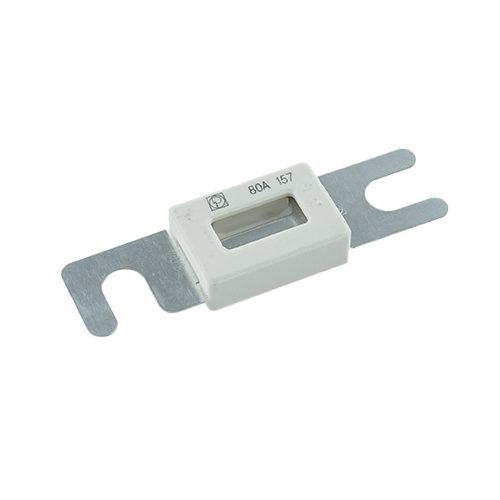 Strip Fuse 60mm, 80A, with ceramic housing