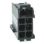 junior power timer housing for female terminals, 6-pole, grey, code A