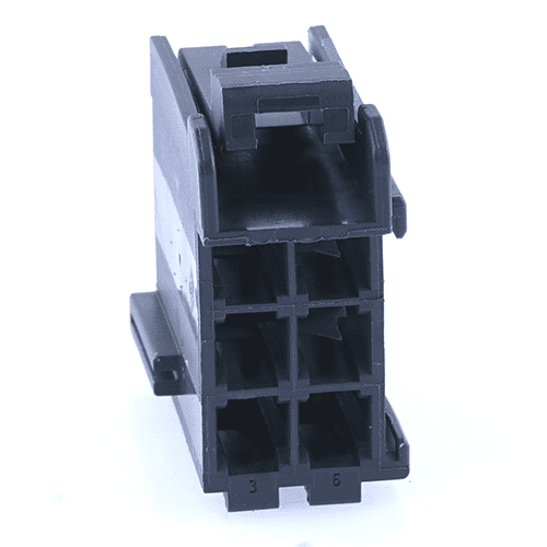 junior power timer housing for female terminals, 6-pole, grey, code A