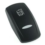 actuator Contura V black, symbol  “mirror defrost” bar lens, laser etched