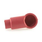 terminal insulation boot, cable diameter 15.2 mm, contact diameter 32 mm, red