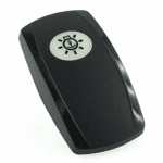 Actuator Contura V, black, oval lens white, symbol “anchor light”
