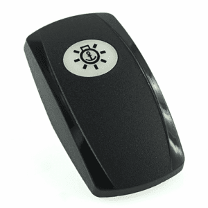 Actuator Contura V, black, oval lens white, symbol "anchor light"