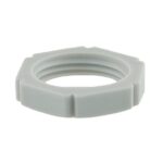 conduit lock nut PG11, grey