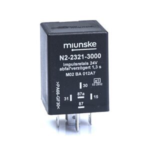 Switch-off Delayed Impulse Relay 24V, NC 10A/NO 15A, 1.3sec, dry contact, positive triggered