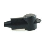 terminal insulation boot, cable diameter 7.6 mm, contact diameter 19mm, black