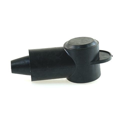 terminal insulation boot, cable diameter 7.6 mm, contact diameter 19mm, black