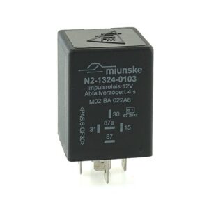 Switch-off Delayed Impulse Relay 12V, 4s, no dry contact, negative triggered