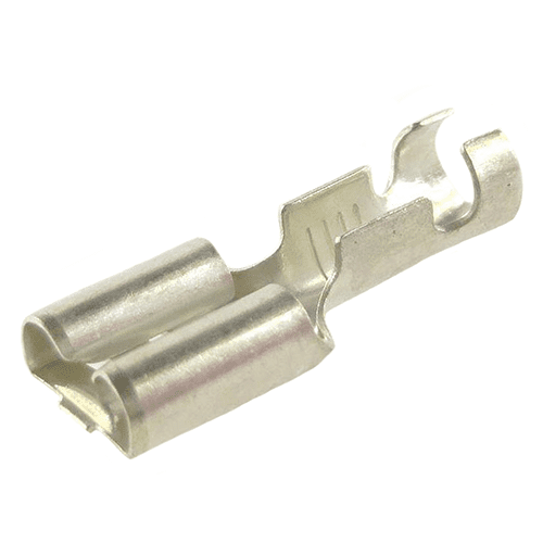 Blade Receptacle 6.3mm, DIN 46340, 1.5-2.5mm², with detend