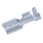 Blade Receptacle 6.3mm, DIN 46340, 4-6mm², with detend