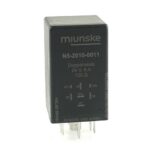 double-relay 24V, 8A, 2x changeover contacts with 1 coil, force guided contacts