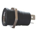 hand lamp socket 2-pole, 6 – 24 V, 16 A, flat pin terminal 6,3 mm