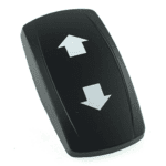 actuator Contura V black, symbol  "window control"
