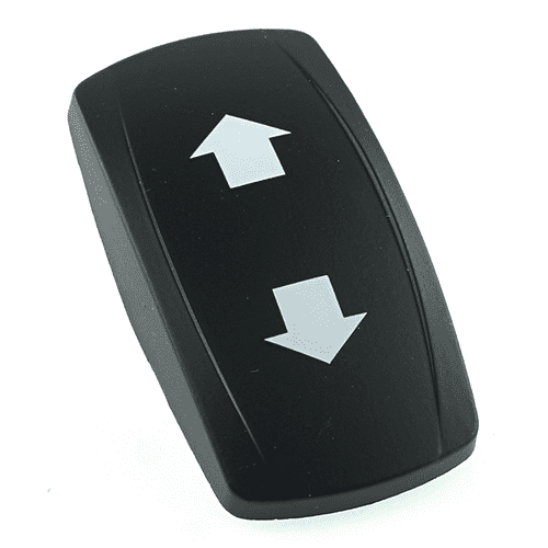 actuator Contura V black, symbol  "window control"