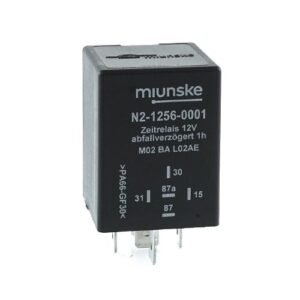 Switch-off Delayed Timer Relay 12V, NC 10A/NO 15A, 1h, retriggerable