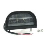 LED-License plate light, 10-32V, surface-mounted, open cable end