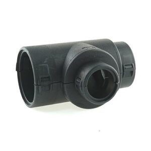 Hinged Conduit Joiner T-shape, 34-21-28mm, black