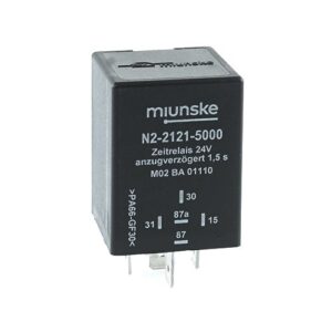 Switch-on Delayed Timer Relay 24V, 1.5sec, dry contact