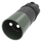 Plug 2-pole, 24V, bronze green (RAL 6031-F9), mit crimp-/ crimp-/soldering contact for 35mm²