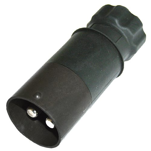 2-pole Military Connector 24V, without screw ring, with crimp/soldeRing Terminals for 50mm² cable