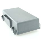 Cover for mounting frame for central electrics, 5-fold, with wide cover lock, grey