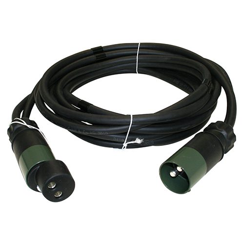2x 35 mm² cable with 2x 2P/24V plugs without screw ring and 1x 2P/24V coupler without screw cap, length 3.5 m