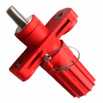 jump start node, duct bolt M10/Ø 20mm, brass bolt, red cap