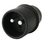 Plug 2-pole, 24V, with soldering contacts, max. wir crosssection 70mm², for cable diameter 18mm