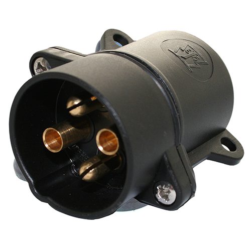 plug 4-pole, 6 - 24 V, screw contact