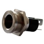 Socket 2-pole, 6-24V, flat terminal 6,3mm